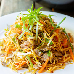 Pork Lo Mein (cantonese Noodles)