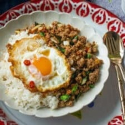Pailin’s modern Pad Kra Pao Chicken With Holy Basil