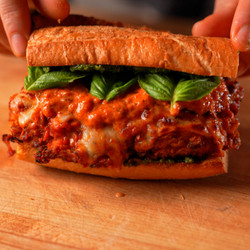 Chicken Vodka Parm Sandwich (air-fried)