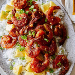 Hawaiian Style Crispy Garlic Butter Shrimp