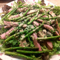 Warm Steak Salad With An Anchovy Elixir