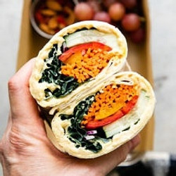 Hummus Veggie Wrap