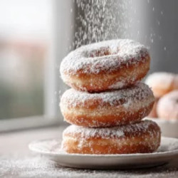 Vegan Powdered Sugar Donuts