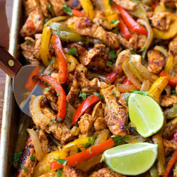 Sheet Pan Chicken Fajitas Recipe