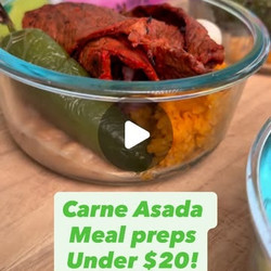 Carne Asada Meal Prep