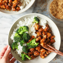 Sesame Chicken Bowls