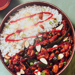Honey Mandarin Chicken &amp; Pepper Stir Fry