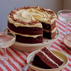 Chocolate And Malted Buttercream Cake