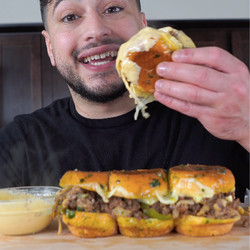 Philly Cheesesteak Sliders
