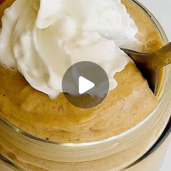 High Protein Peanut Butter Cup Cheesecake Mousse