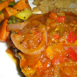 Saucy Salsa Baked Pork Chops - With A Twist !