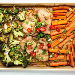 One Pan Honey Soy Chicken