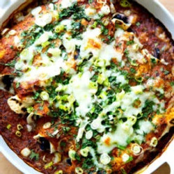 Vegetarian Bean And Cheese Enchiladas