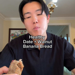Healthy Date And Walnut Banana Bread