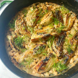 Fennel And White Bean Gratin