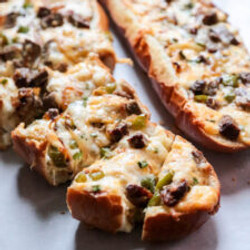 Cheesy Philly Cheesesteak Bread