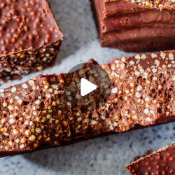 Puffed Quinoa Chocolate Bars