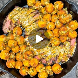 Cowboy Butter Steak And Croquettes