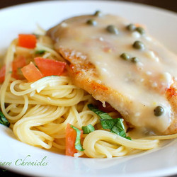 Chicken Piccata w/ Angel Hair Pasta
