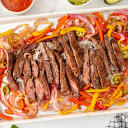 Sheet Pan Steak Fajitas