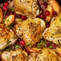 Apple &amp; Cranberry Roasted Chicken