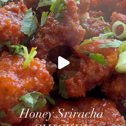 Honey Sriracha Chicken Bites