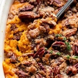 Sweet Potato Casserole Recipe With Pecan Topping