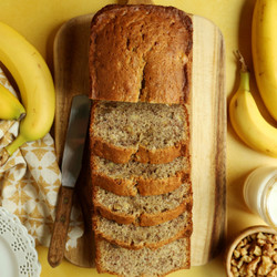 Moist &amp; Delicious Banana Nut Bread