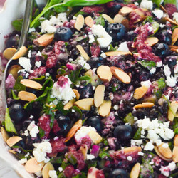 Blueberry Balsamic Lentil Salad