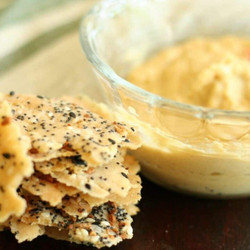 No-roll Sourdough Discard Crackers