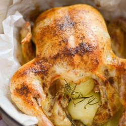 Rosemary Dutch Oven Chicken
