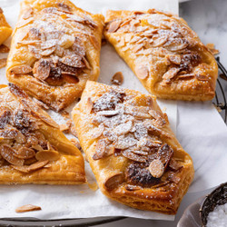Gluten Free Puff Pastry Almond “croissants”