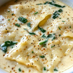 Alfredo Lasagna Soup