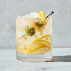 Nonalcoholic Dirty Lemon Tonic