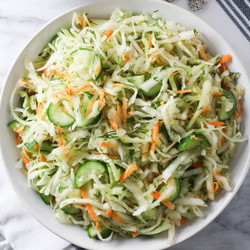 Cabbage Cucumber Salad