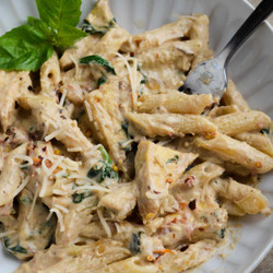 Marry Me Pasta With Crispy Tofu (vegan)