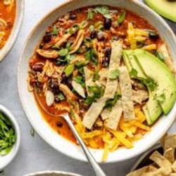 Healthy Chicken Tortilla Soup
