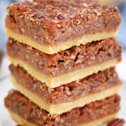 Buttery Pecan Pie Bars