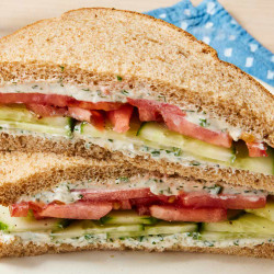 This Cucumber &amp; Tomato Sandwich Tastes Like Summer