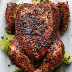 Caribbean-spiced Roast Chicken