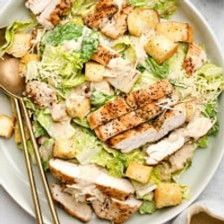 Healthy Chicken Caesar Salad