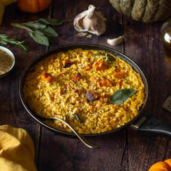 Creamy Vegan Roasted Pumpkin Risotto