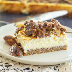 Butter Pecan Cheesecake Bars
