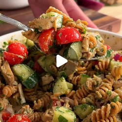 Pesto Pasta Chicken Salad
