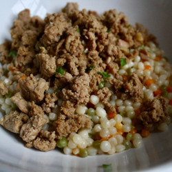 Sweet Korean Turkey With Couscous