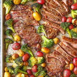 Sheet Pan Steak And Veggies