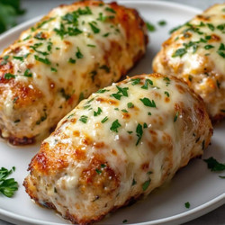 Garlic Parmesan Chicken Meatloaf