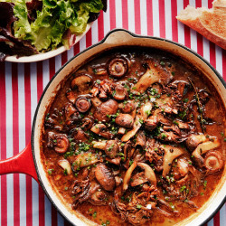 Mushrooms Au Poivre