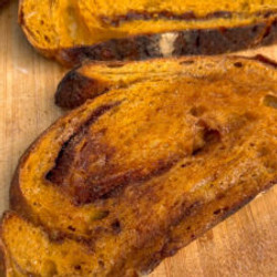 Pumpkin Cinnamon Swirl Sourdough Bread