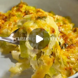 Cheesy Creamy Leeks